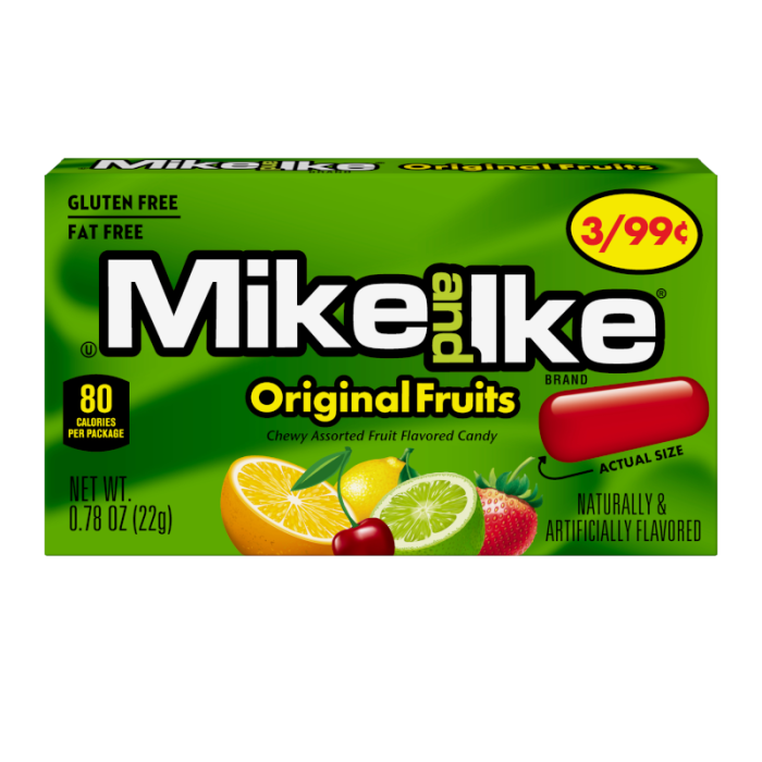 Mike and Ike Original Fruits